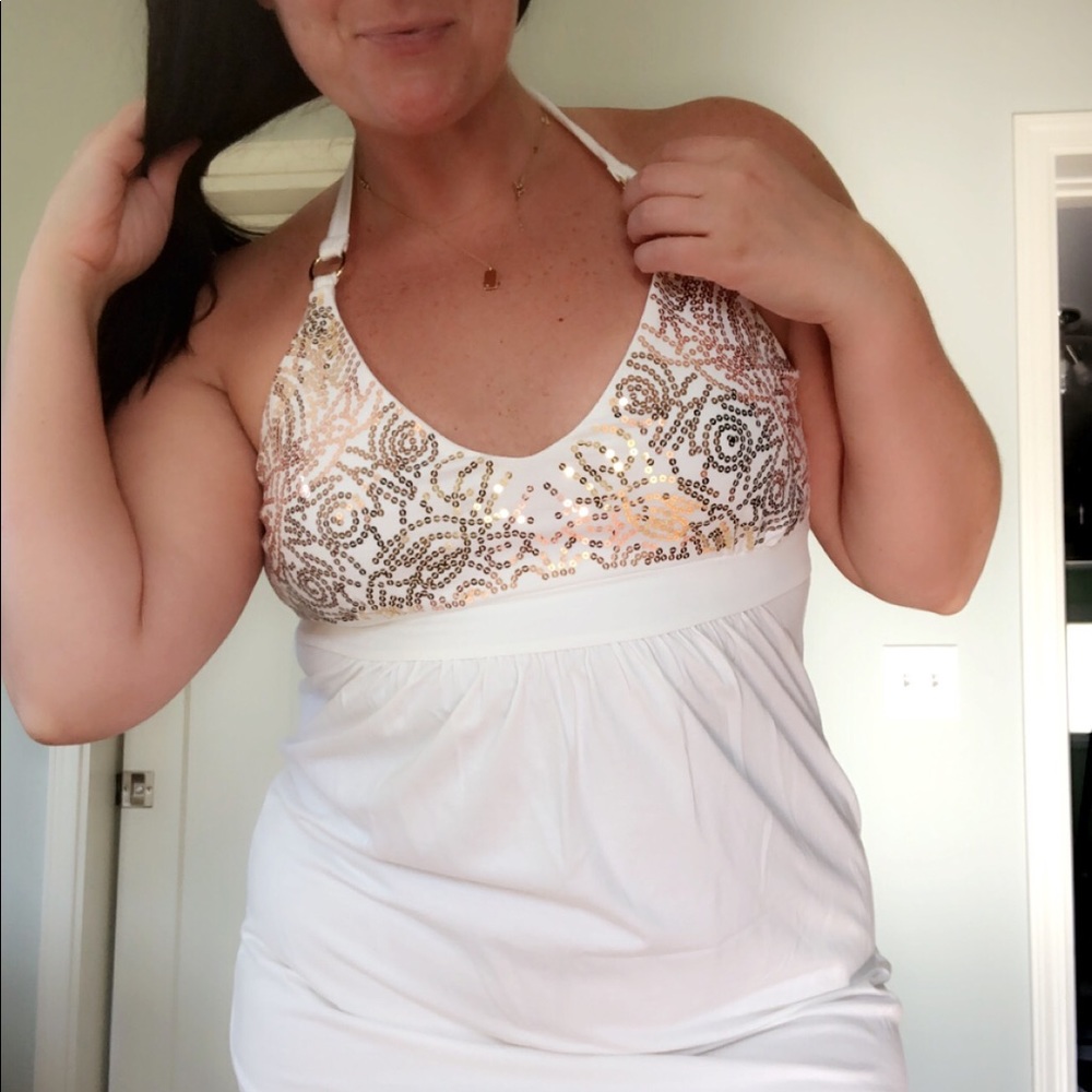 Victoria’s Secret White Swim Cover Up